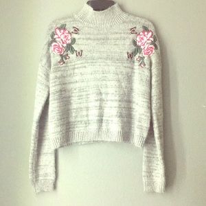 New gray turtleneck sweater/shirt.